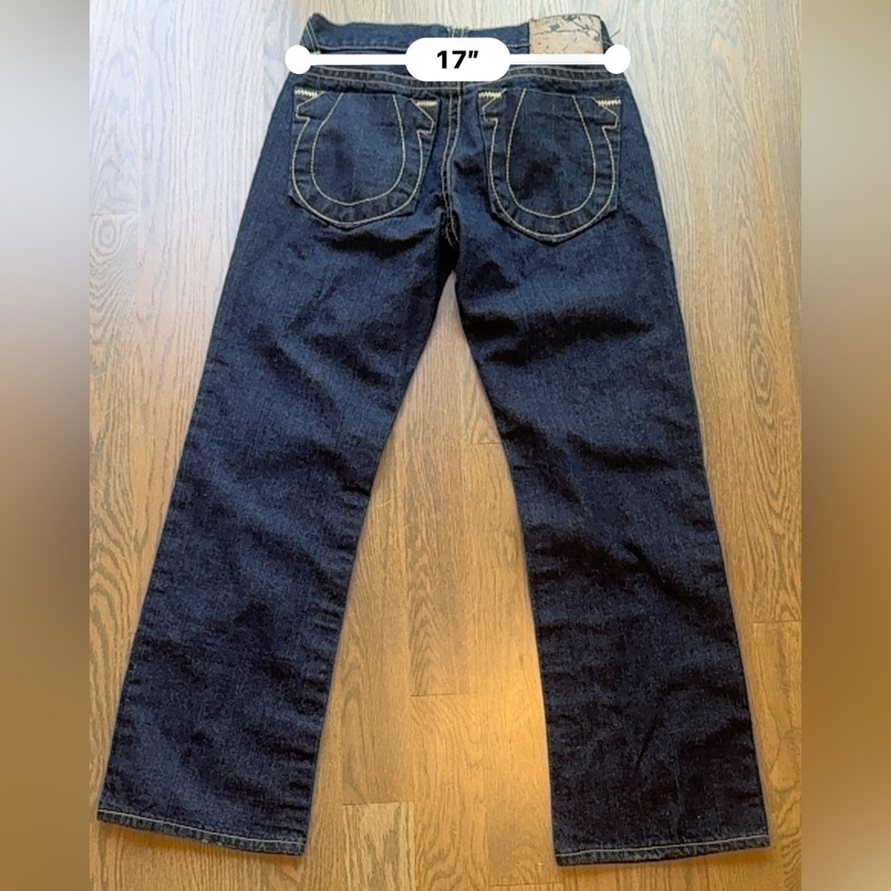 Authentic True Religion Jeans size 36 blue indigo made USA - Picture 5 of 11